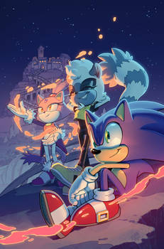 IDW Sonic: #1 5th Anniversary Edition Cover