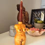 Hand Carved Candle Holder #2