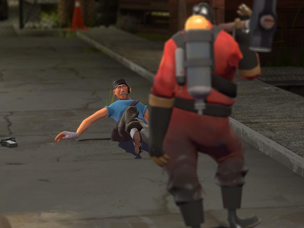 Pyro Vs. Scout Pyro Wants Scout by alec427 on DeviantArt