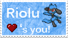 Riolu stamp by AnaPunda