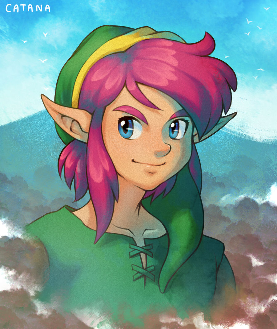 Pink Link by AnaPunda on DeviantArt