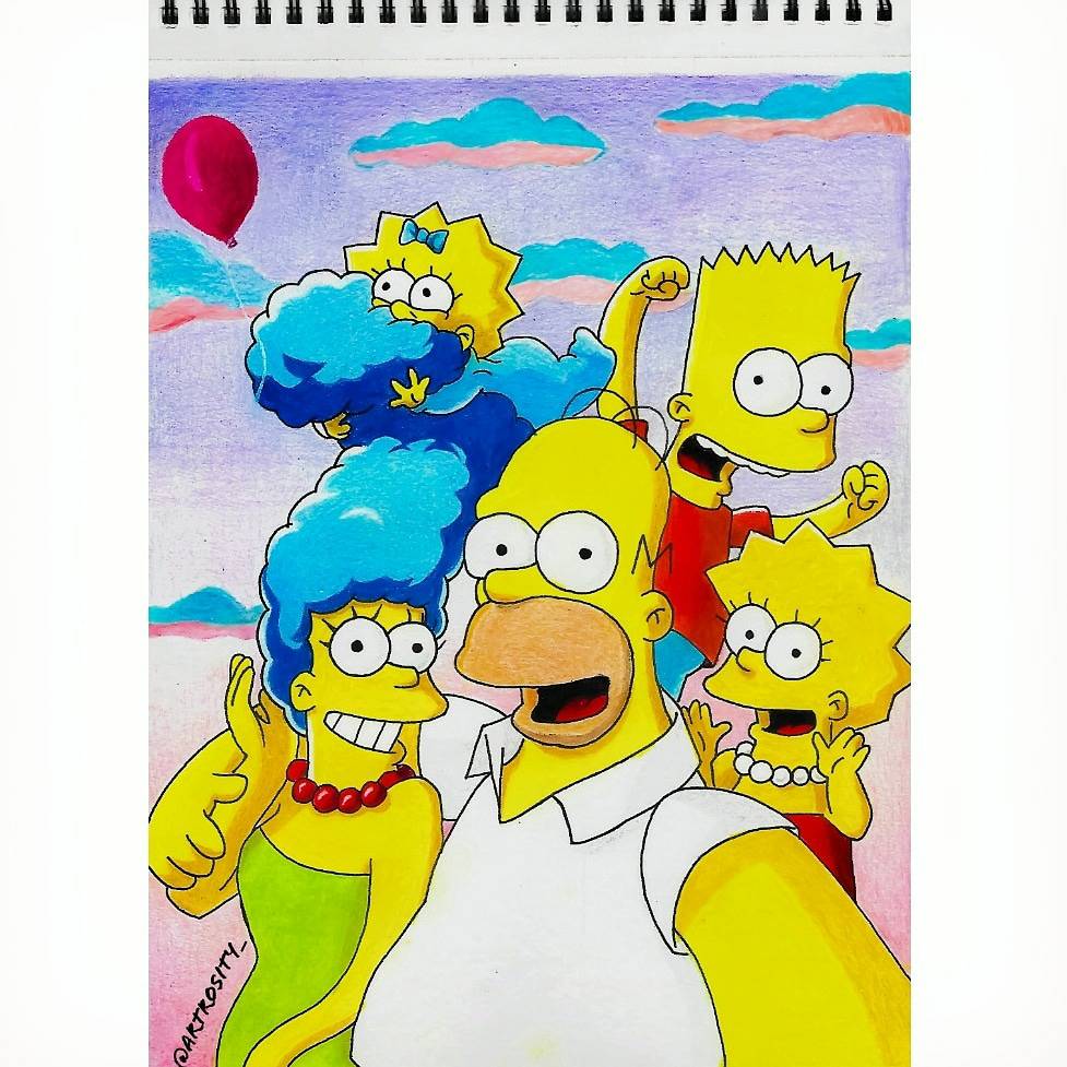 The Simpsons Family Portrait By Ayush627 On DeviantArt the-simpsons-family-portrait-by-ayush627-on-deviantart