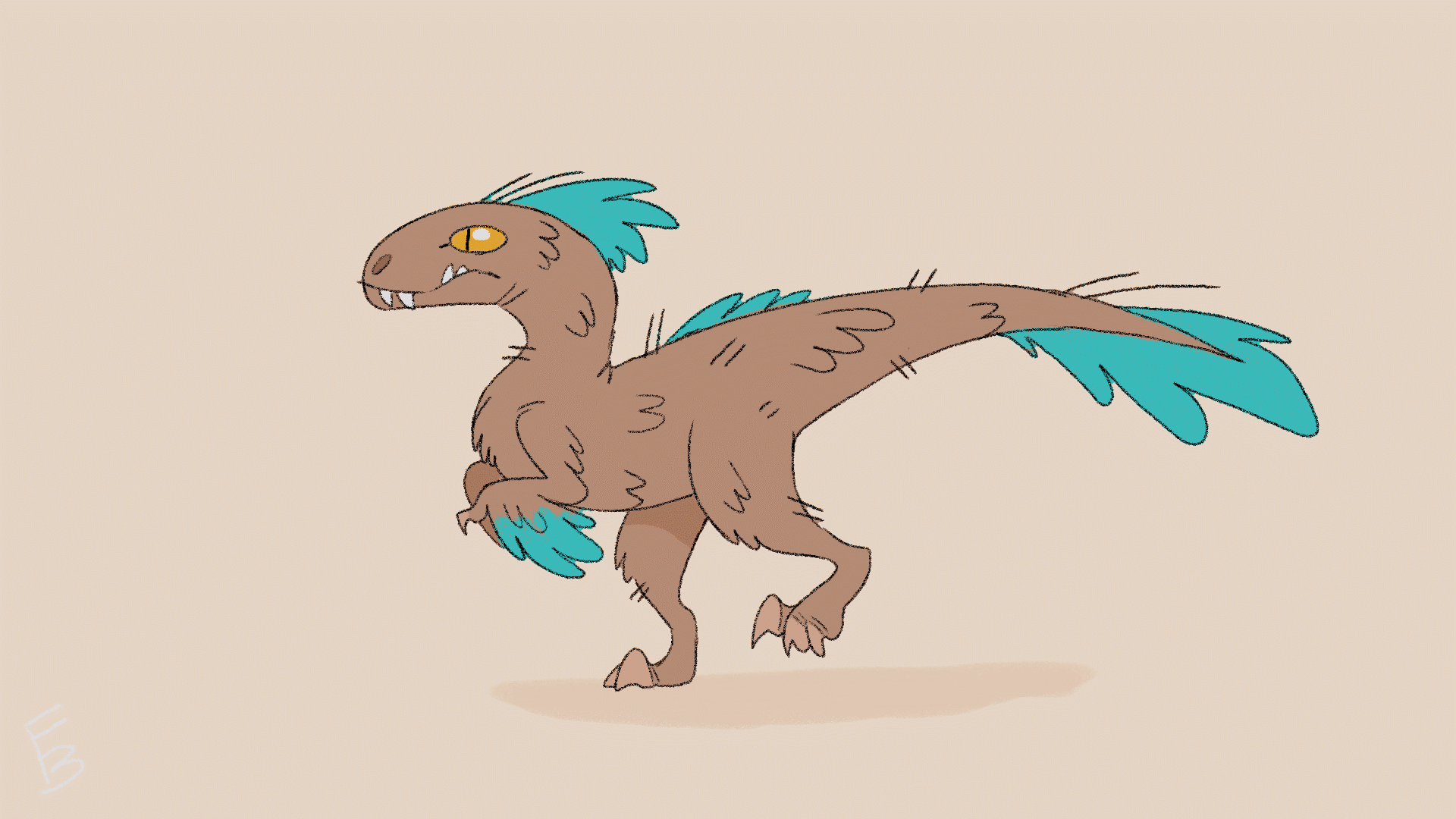 Raptor//Animation by FreckledBastard on DeviantArt Raptor//Animation by FreckledBastard on DeviantArt