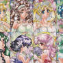 ACEOs - Sailor Moon Characters (Wedding Theme)