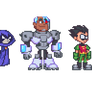 Teen Titans Go Pixel art