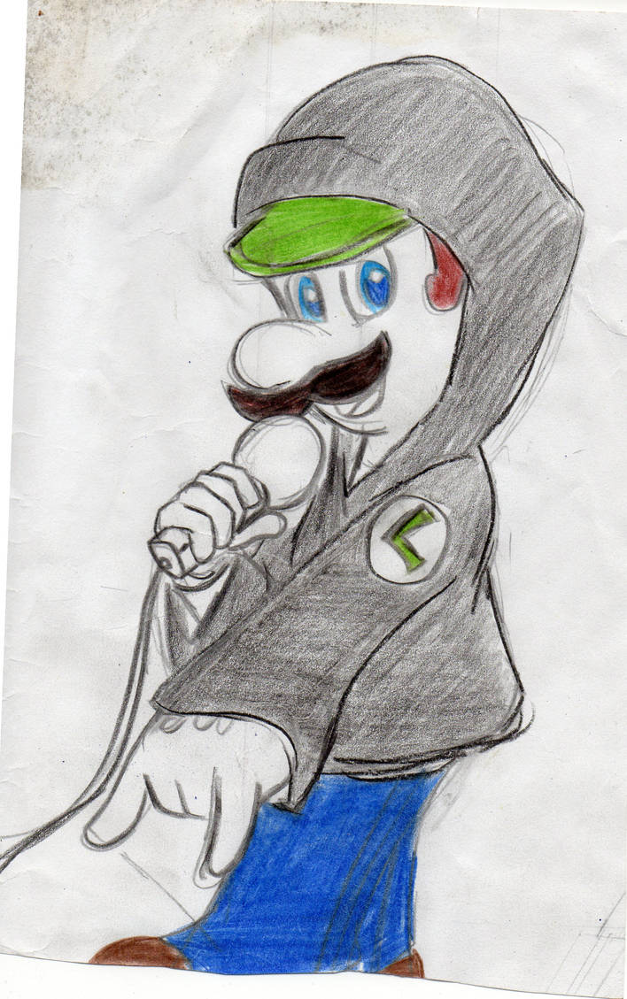 Luigi Rave luigi rapper by wildo123 on DeviantArt