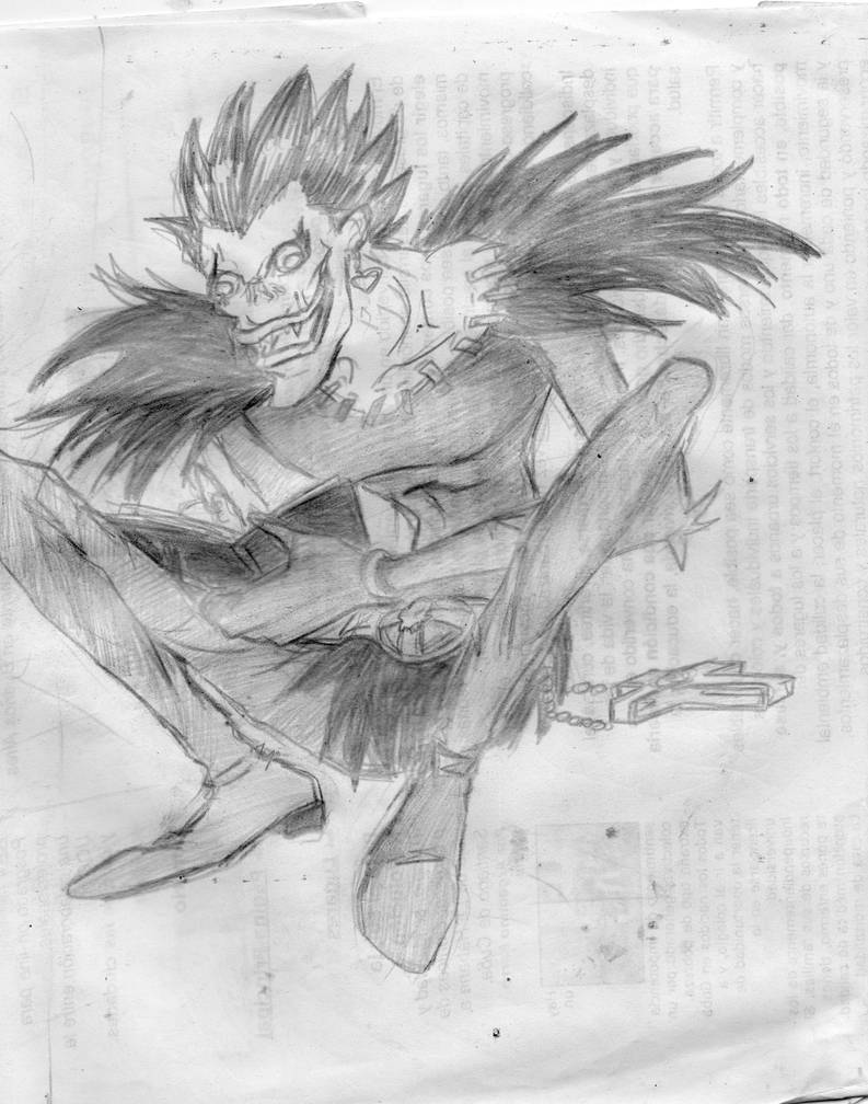 Ryuk's drawing by wildo123 on DeviantArt