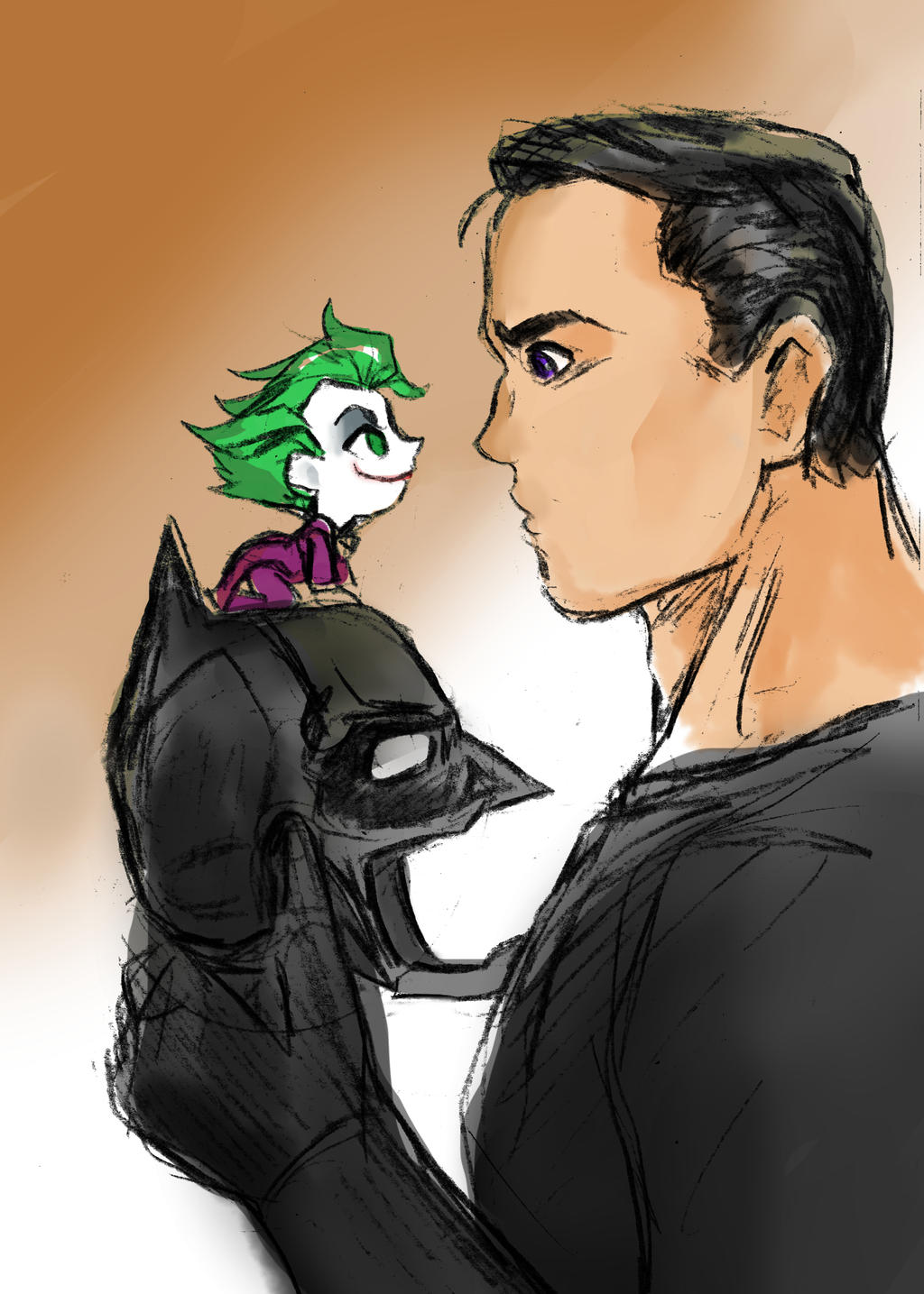 Batsy and lil joker by wildo123 on DeviantArt