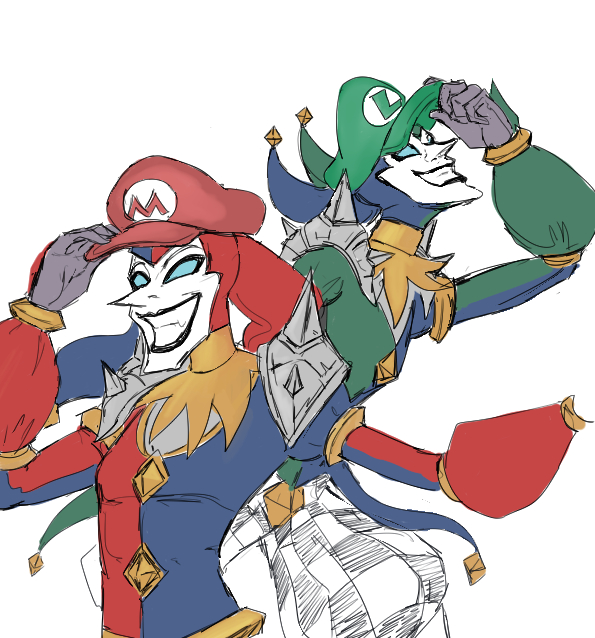 Shaco y Shaco verde by wildo123 on DeviantArt