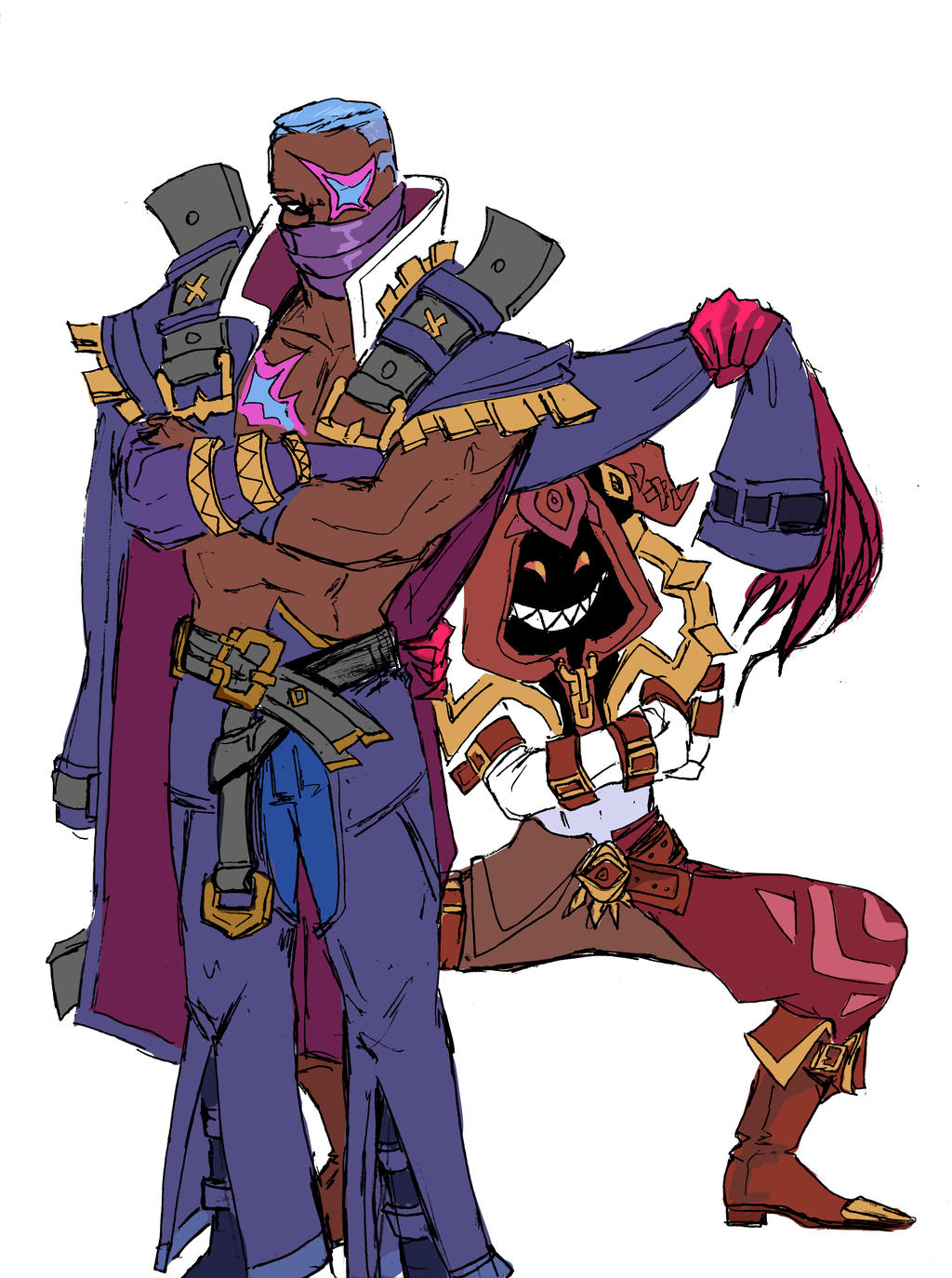 Soul fighter Pyke and Shaco by wildo123 on DeviantArt