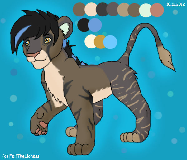 Cudbear Color Cub design - contest entry by M-WingedLioness on DeviantArt