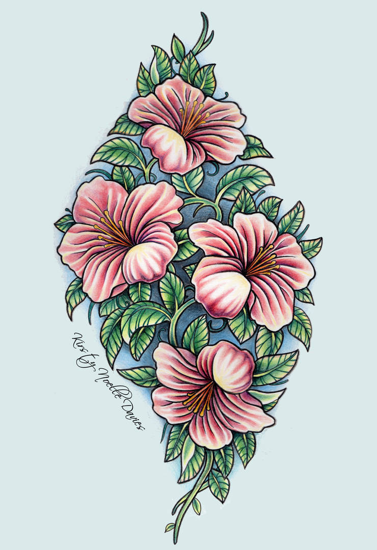 Lily Back Piece Tattoo Design by kirstynoelledavies on DeviantArt