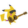 Pikachu playing the Ukulele