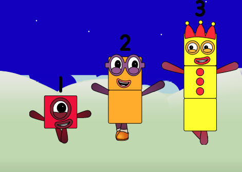 Numberblocks Tres by cristiangranero on DeviantArt