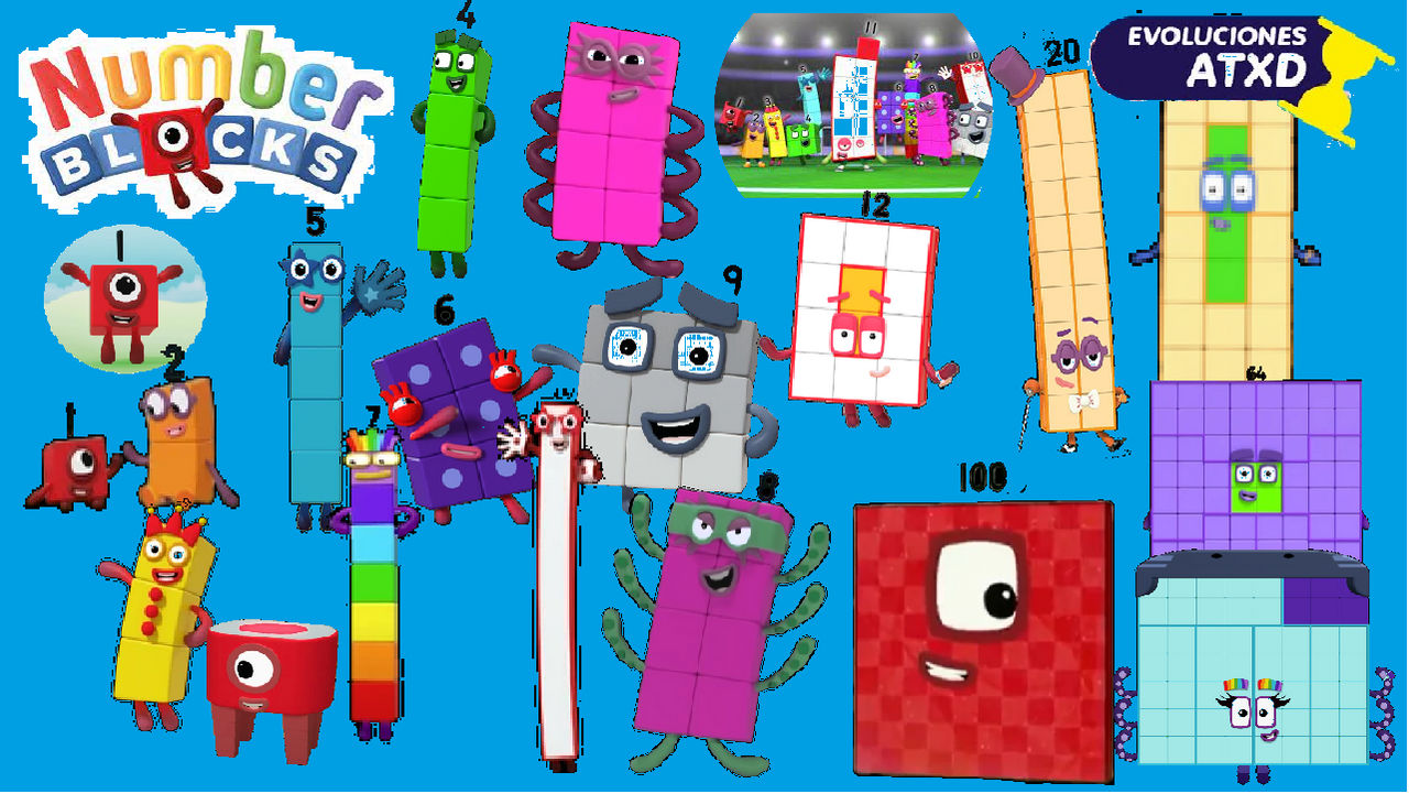 Evolucion de NUMMBERBLOCKS 2017 - 2023 | ATXD by cristiangranero on ...