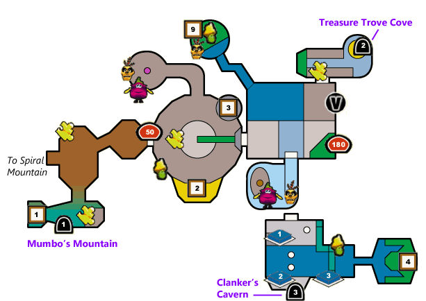 Zonchio Map Banjo Kazooie Map (1 of 2) by thefireninja30 on DeviantArt