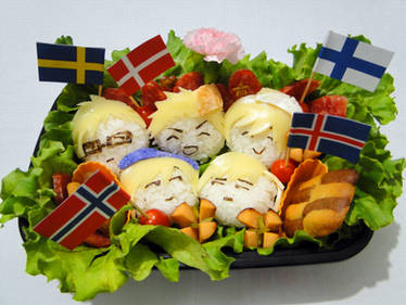 Hetalia Bento: The Nordics