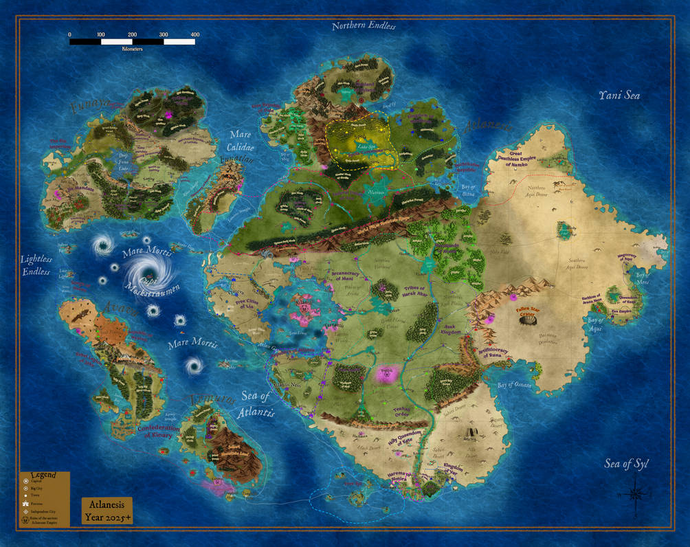 Map: Atlanesis by Sheepy-Drackzahn on DeviantArt