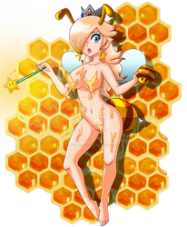 SUPER MARIO - Rosalina Queen of the Hive by Psyviant-Studios