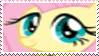 Fluttershy Smile stamp by PeachKirbyCutie