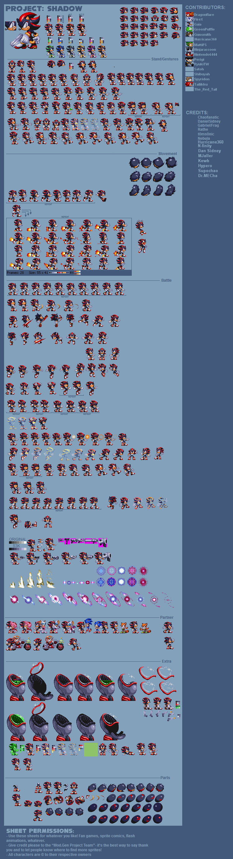 Sonic 2 sprite sheet. by Shadowtails-Derol on DeviantArt