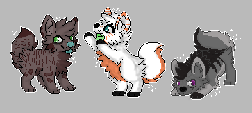 3 Pixle Canine Adopts OPEN