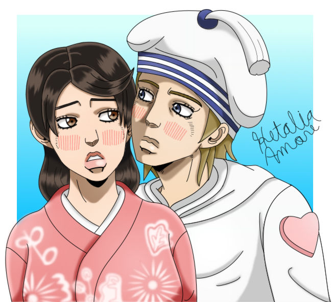 Johnny X Rina Johnny and Rina Joestar by HetaliaAmore on DeviantArt
