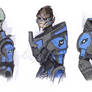 Mass Effect Chronicles - Main Character designs