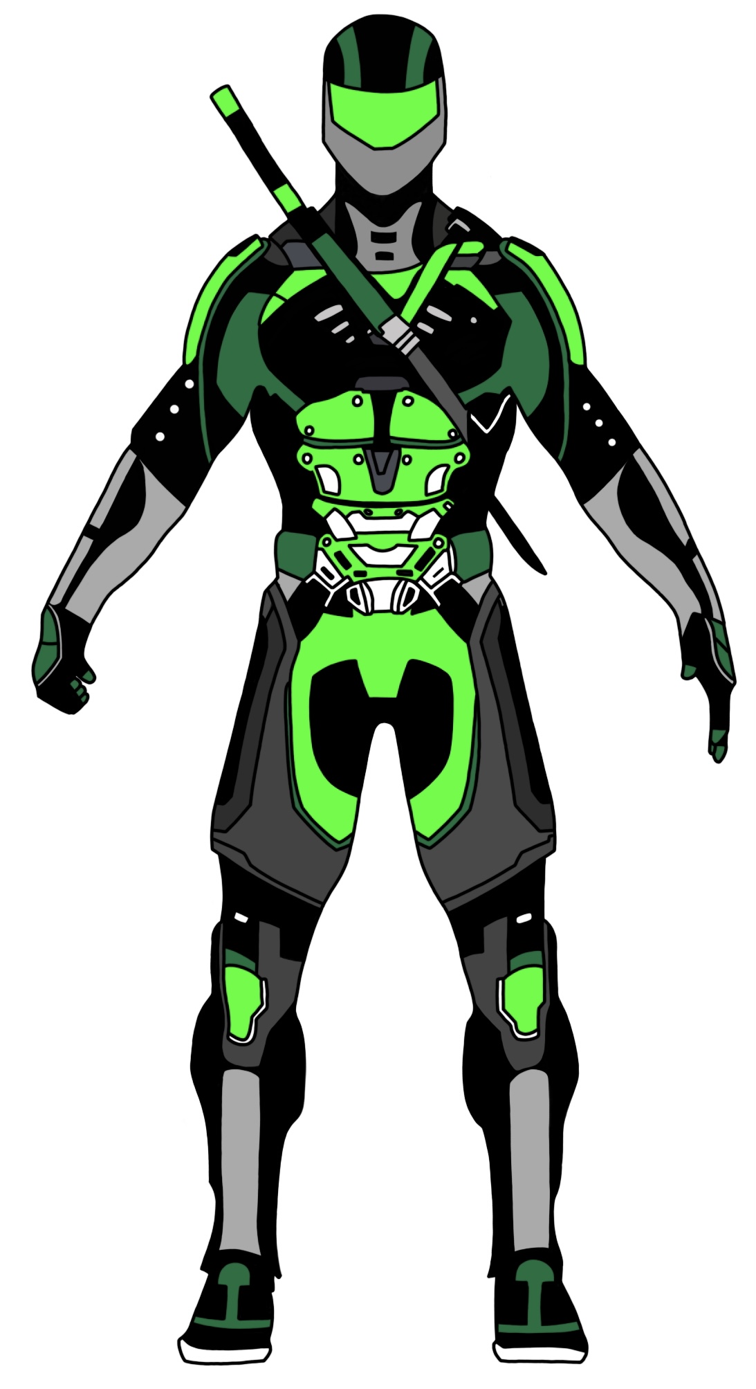 Aiden Rhodes (Defiance) Ninja Suit Season 1-3