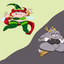 Betilla and Sybil flattened