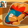 Tiger Lily Cookie turn into a big pool toy