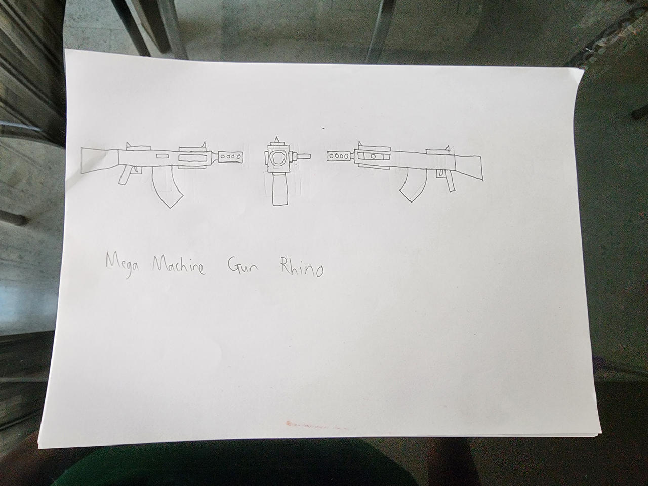 MMG-705 Rhino mega machine gun by ItzRougeNoireArtz on DeviantArt