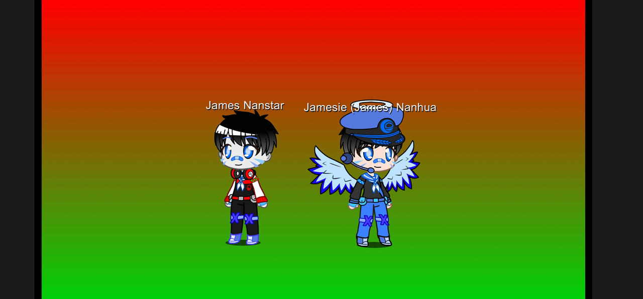 2 versions of James by ItzRougeNoireArtz on DeviantArt