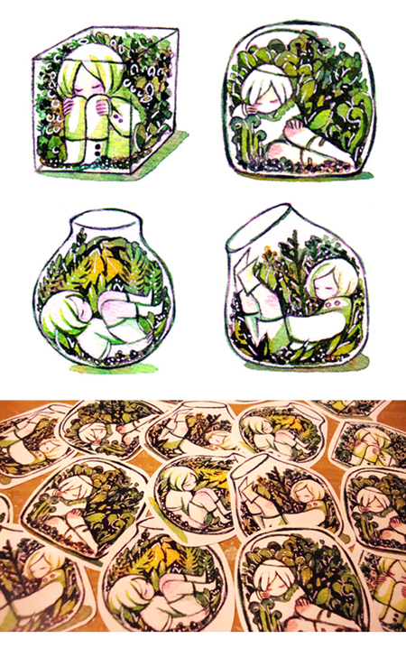 terrarium stickers