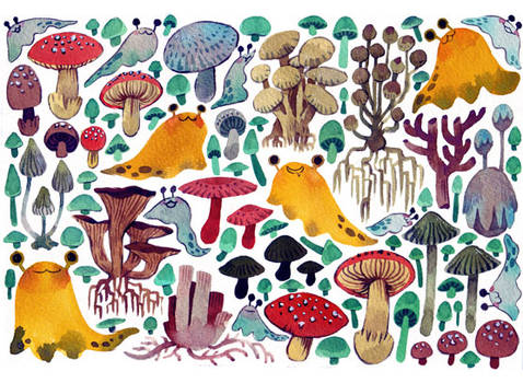 Mushrooms + Slugs