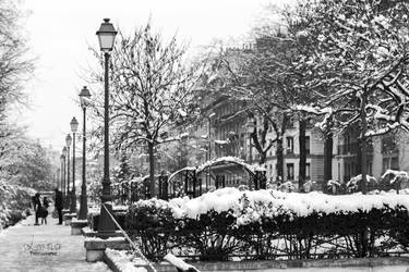 Snow in Paris