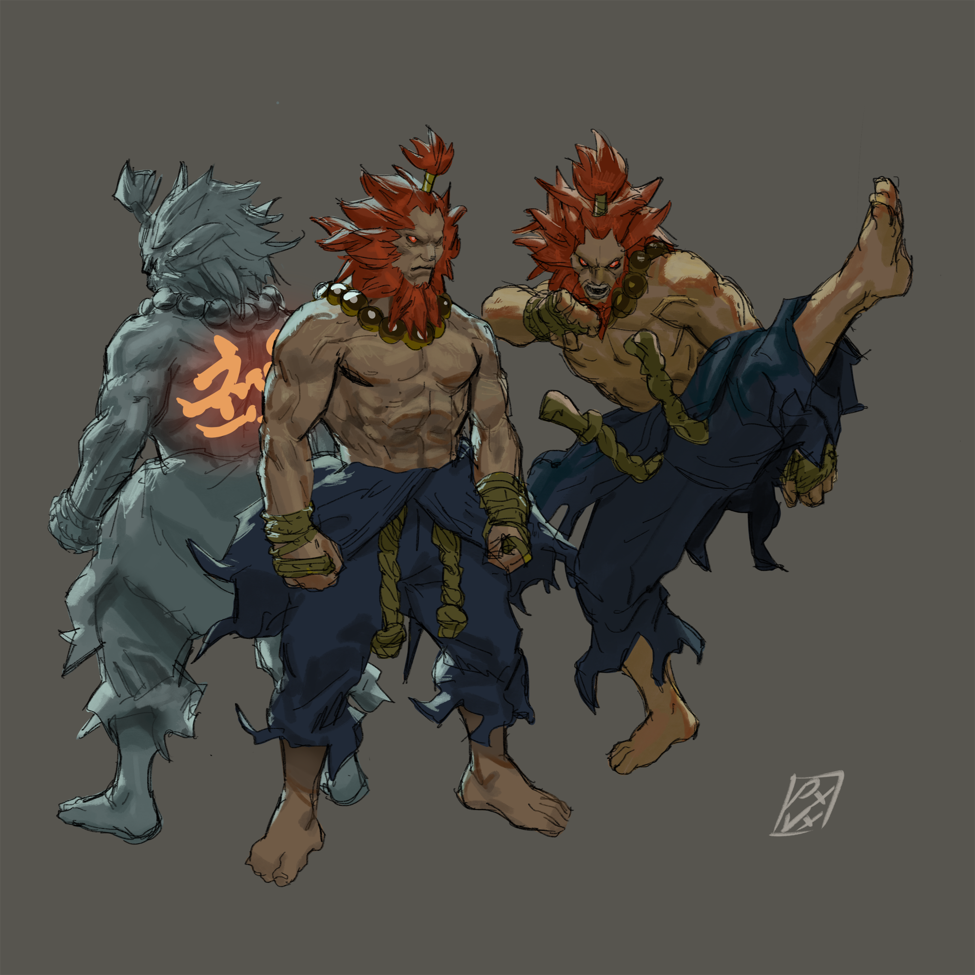 Akuma (Street Fighter - alternate costume) by Decerf on DeviantArt