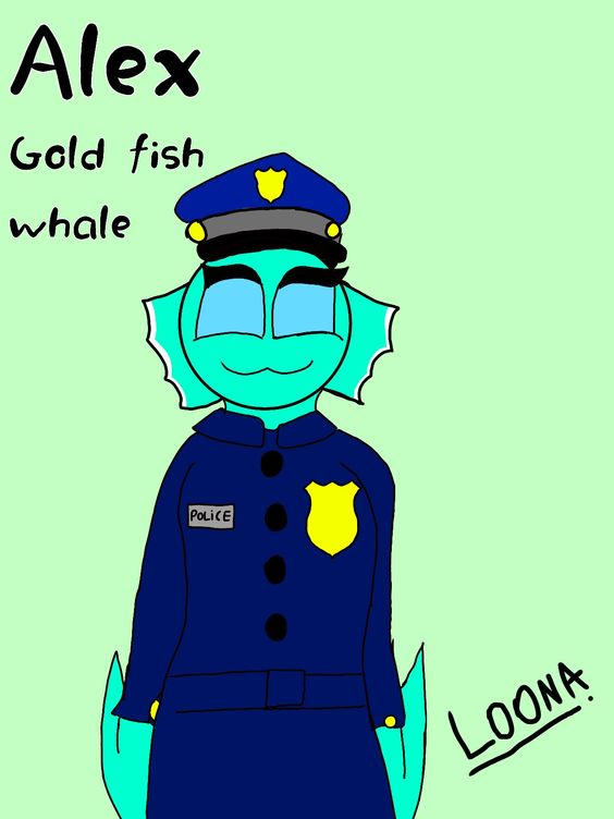 Alex Gold fish-whale by Vannyblood on DeviantArt