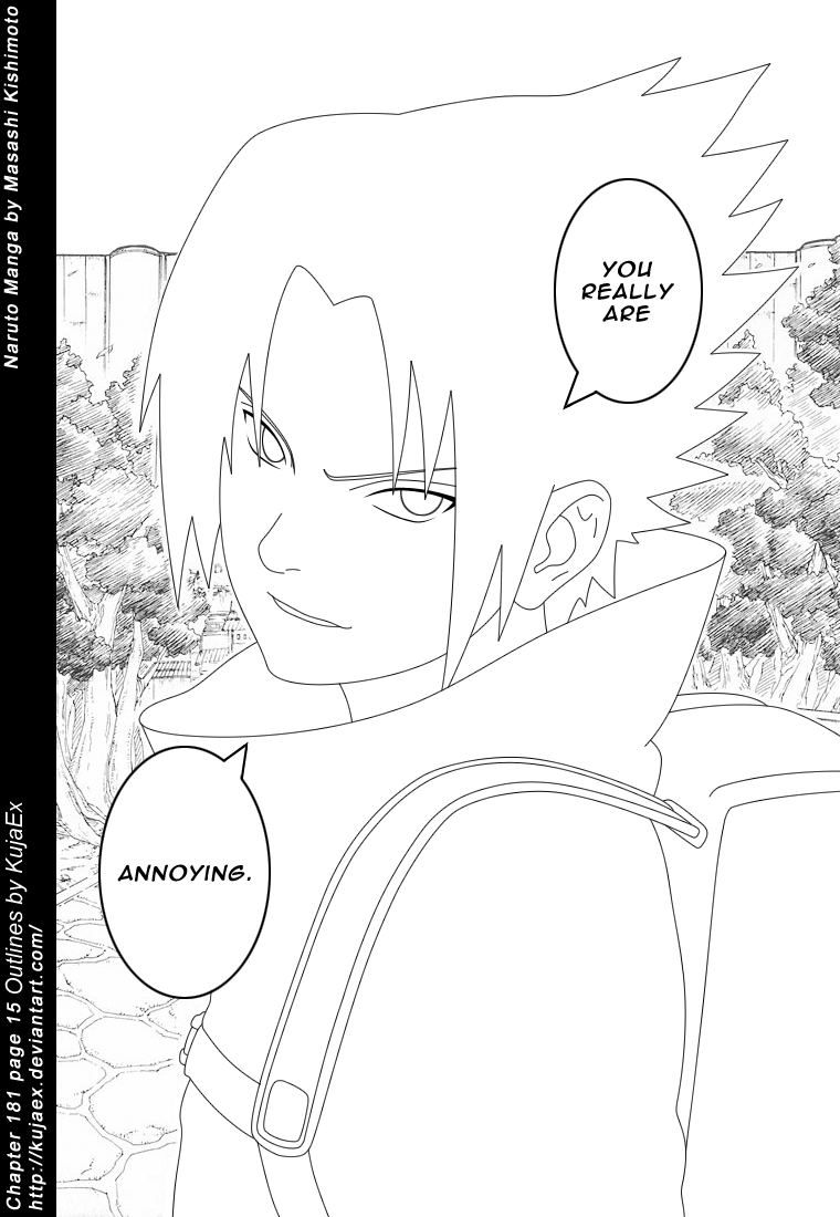 Ch181 Sasuke Outlines