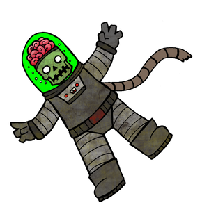 Zombie Lost in SPAAAAAAACE