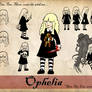 Ophelia Model sheet