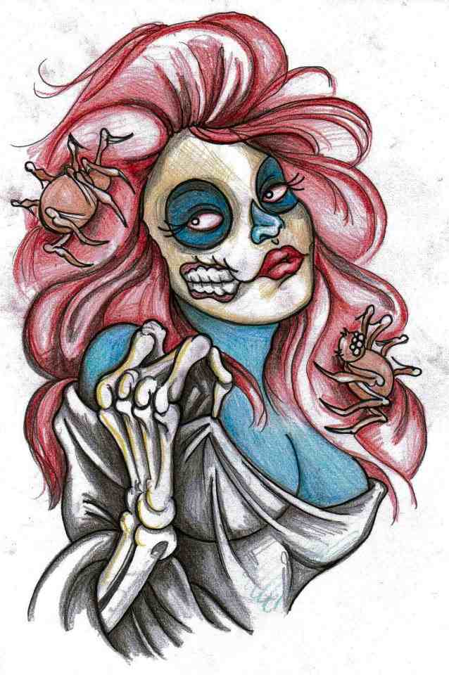 Zombie pinup by SimonValentine on DeviantArt