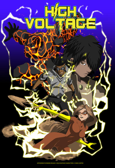 HIGH VOLTAGE POSTER finished by edwardrigaud on DeviantArt