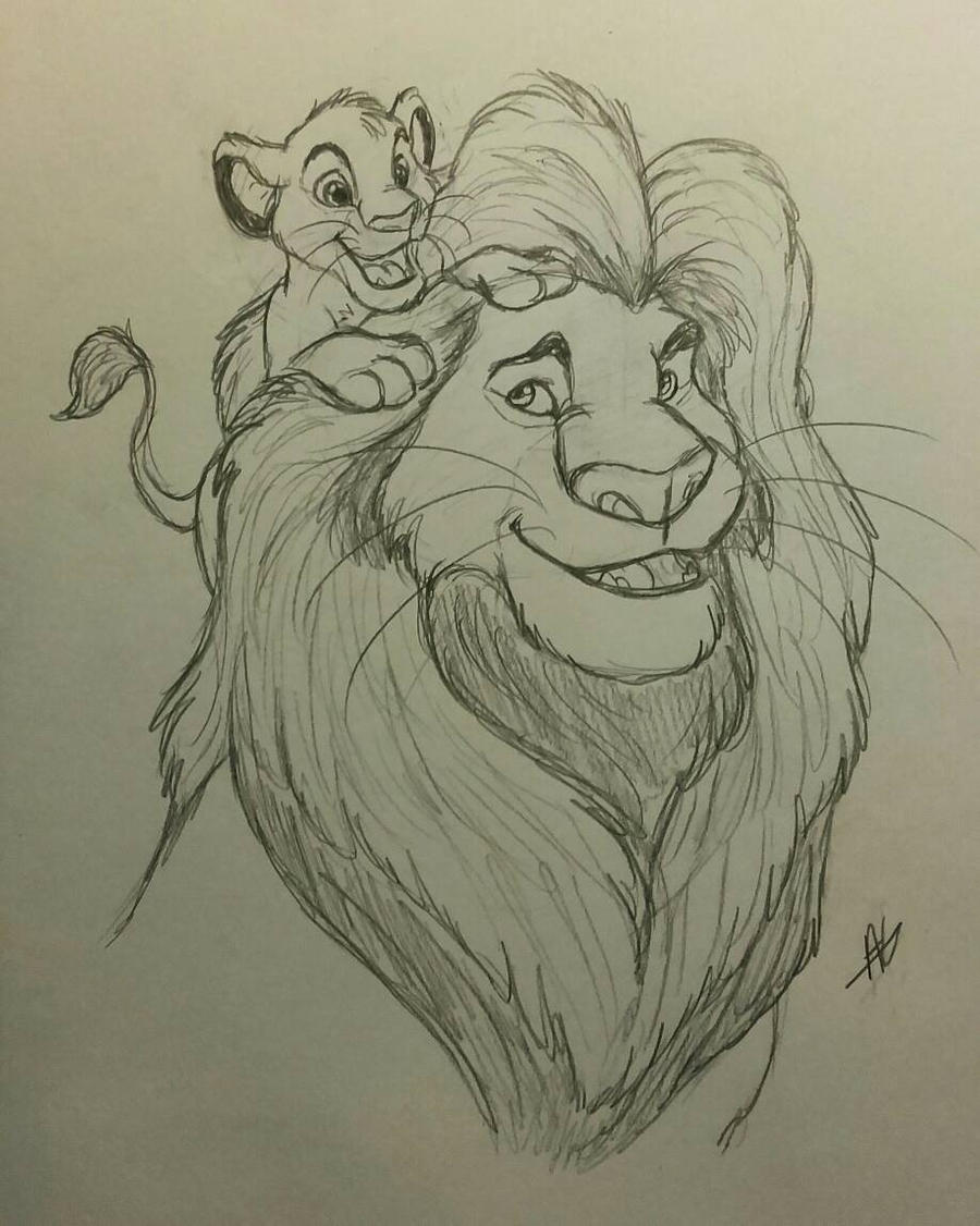 Musafa Simba Drawable Simba and Mufasa by Anyalove on DeviantArt