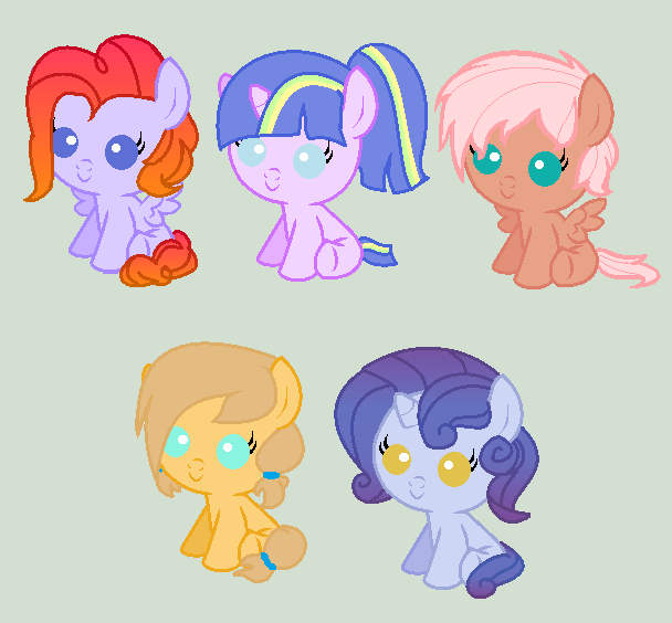 Mane 6 Shipping Adopts (All Sold)