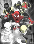 1Ultimate Spider-Man and Friends by LucianoVecchio