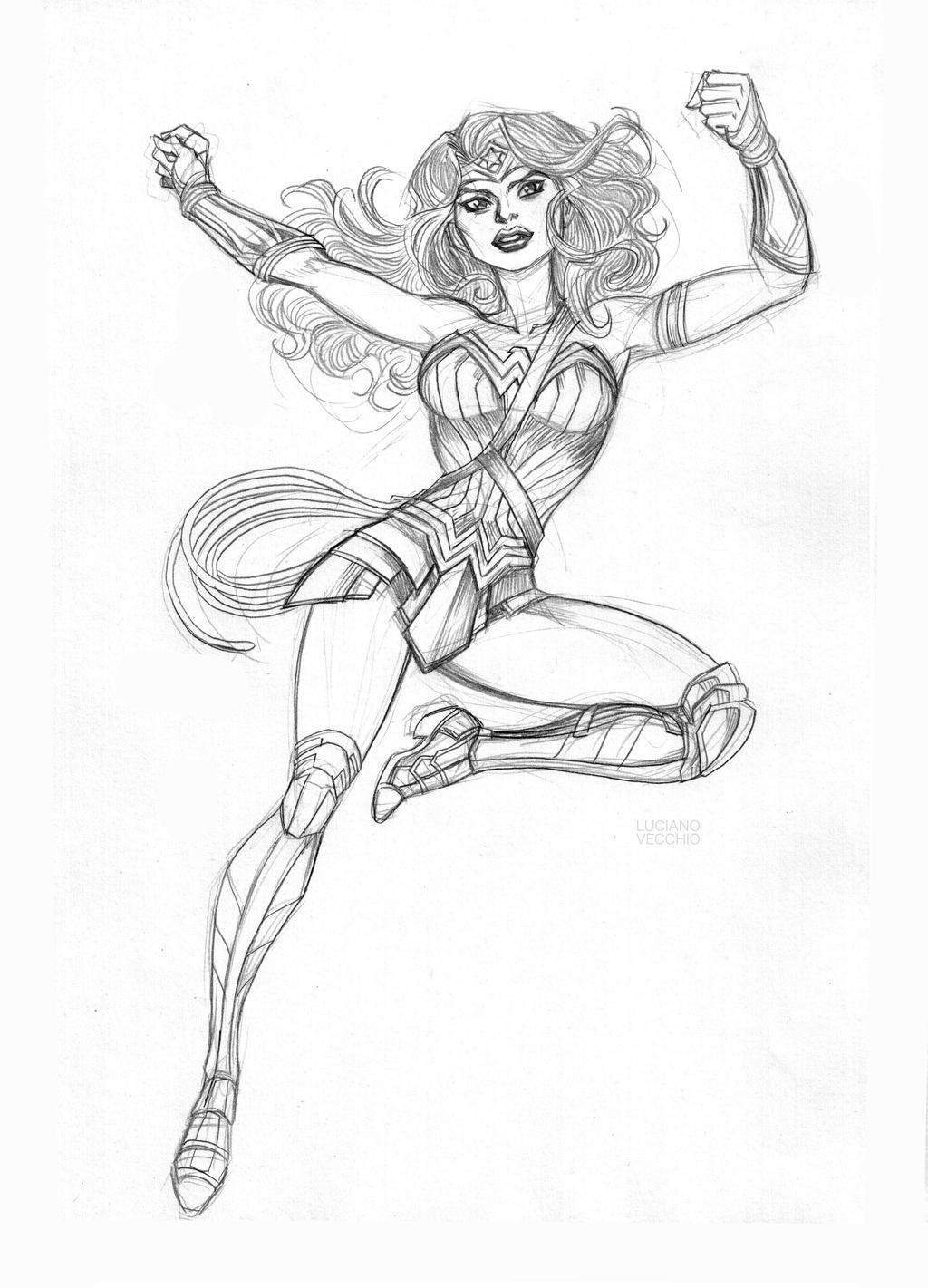 Wonder Woman Rebirth Sketch