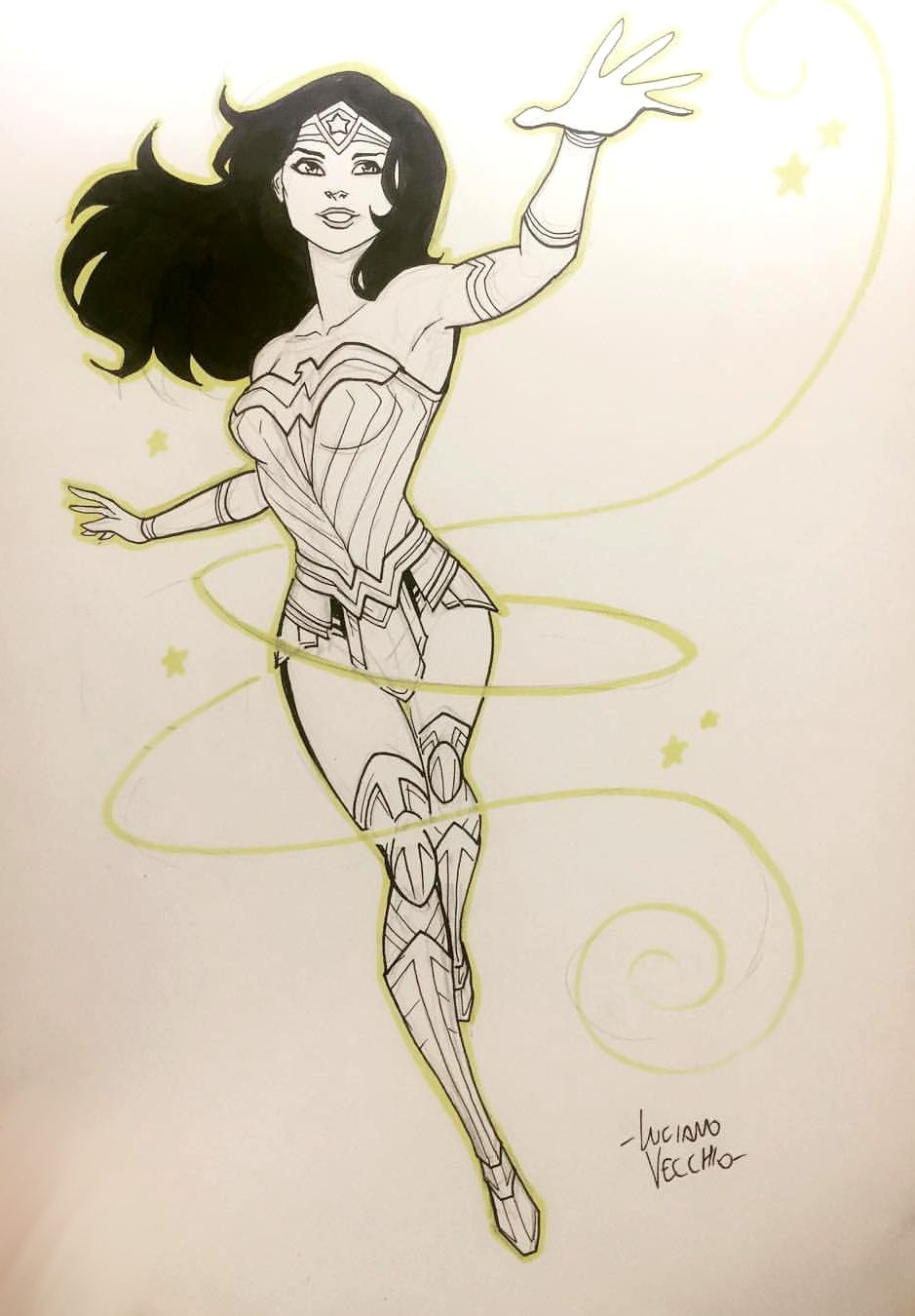 Wonder Woman sketch commission