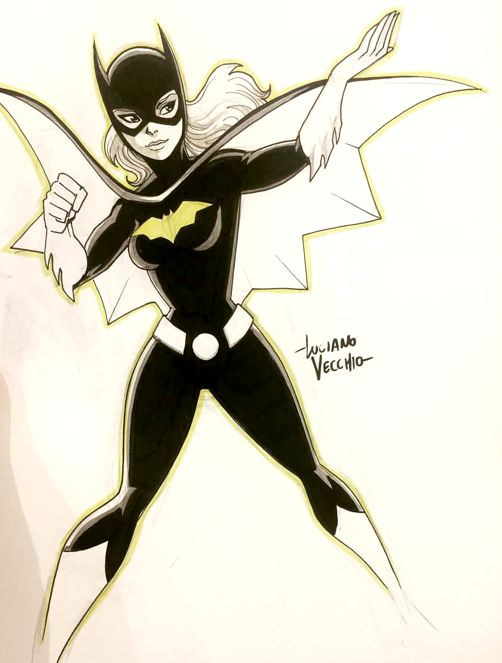 Batgirl sketch commission