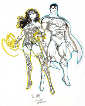 Wonder Woman And Superman NYCC Pre Show Commission